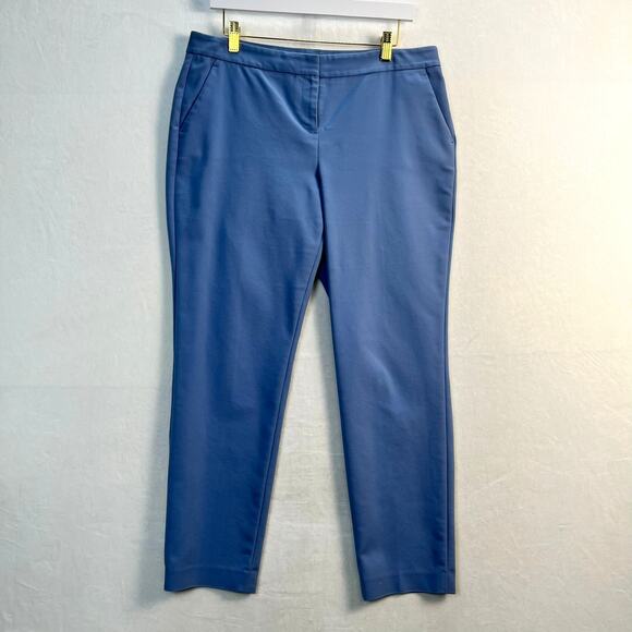 Vince Camuto Light Blue Slimming Stretch Chino Pants with Pockets, Women's 10 - Picture 1 of 11